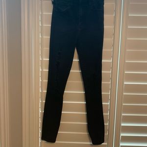 Abercrombie and Fitch black skinny jeans
